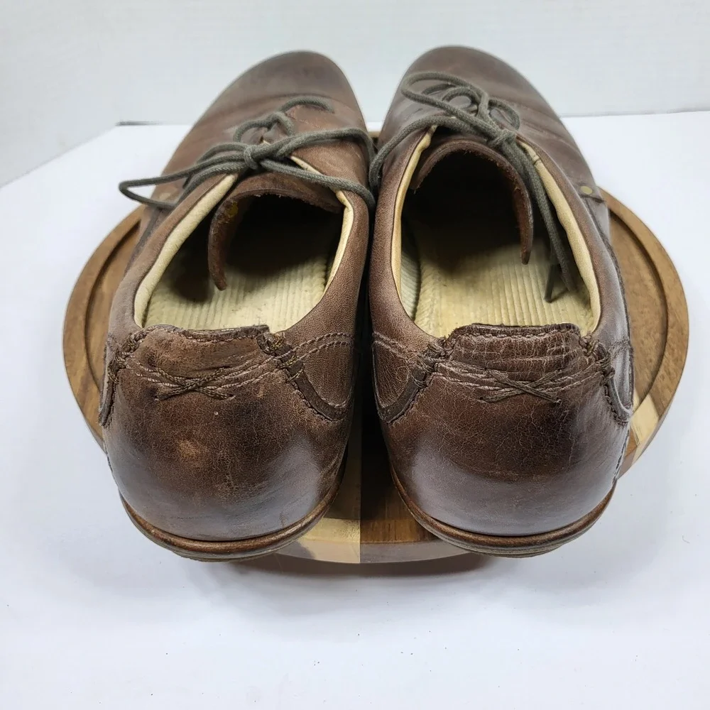 Dr‎ Martens 12055 Oxford Mens 13 Brown Good Leather Lace Up Derby AW004 KV071